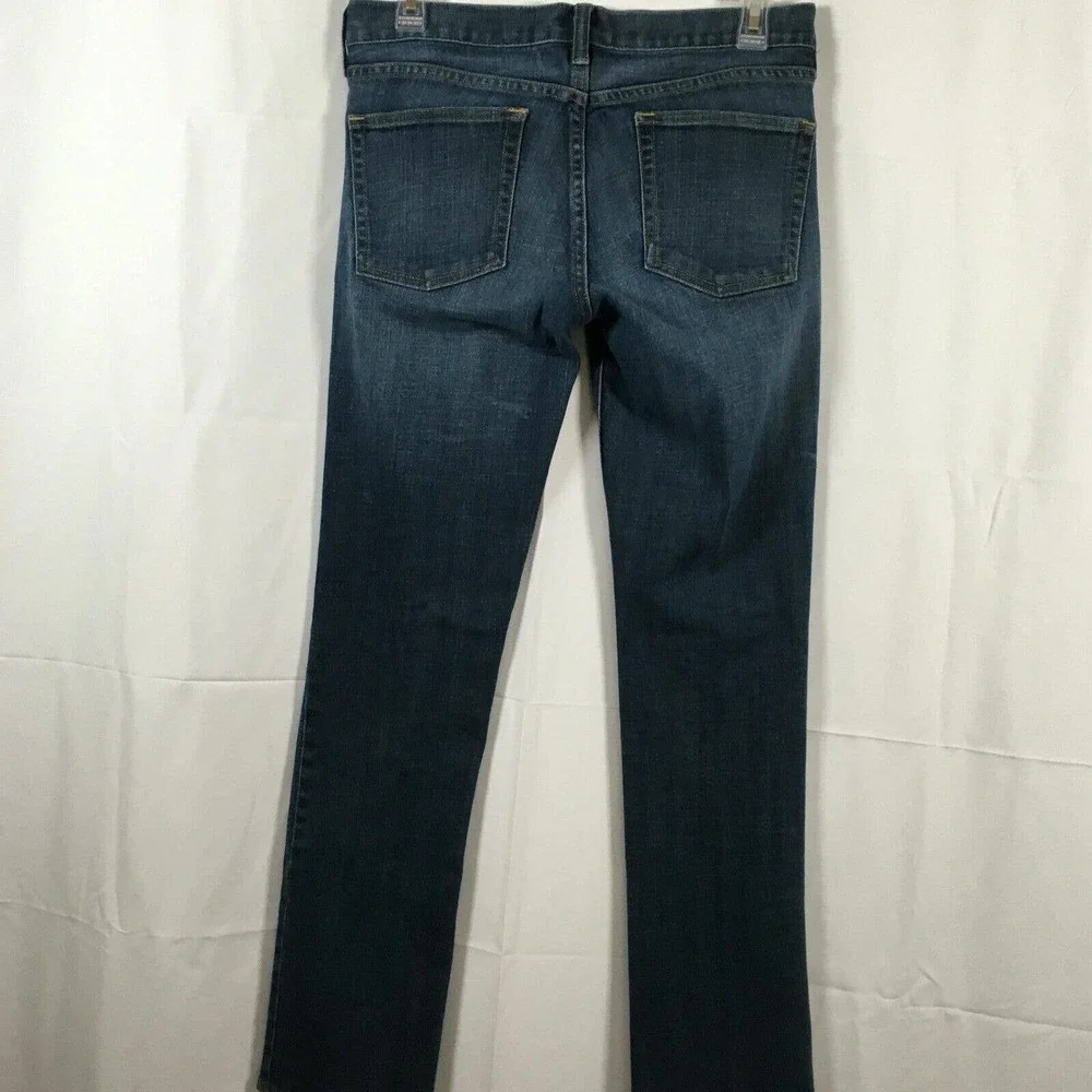 J. Crew Jeans Womens‎ Sz 27S Short Matchstick Medium Wash Straight Leg Stretch